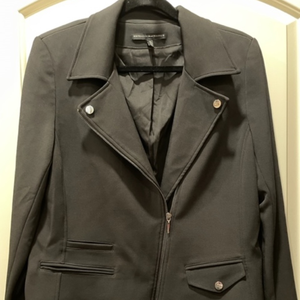 White House Black Market - Asymmetrical Zippered Jacket